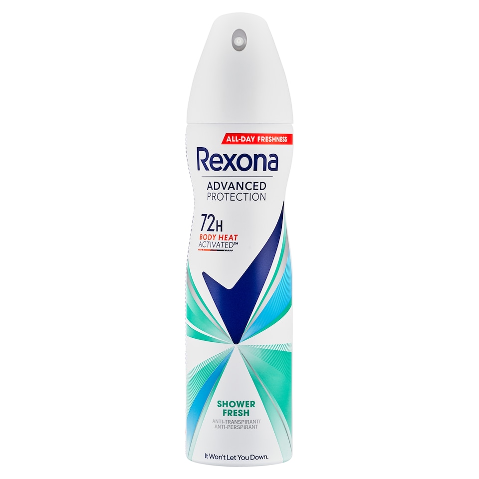 obrázok 1 z Rexona Advanced Protection Shower fresh Antiperspirant sprej 150 ml
