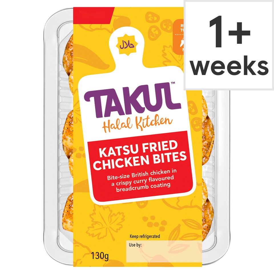 Takul Halal Kitchen Katsu Fried Chicken Bites 130g