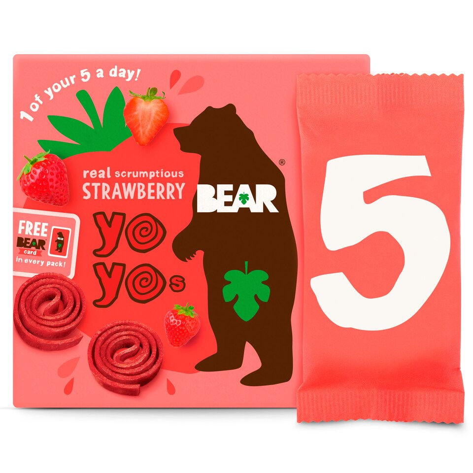 Bear Strawberry Yoyo Multipack 5X20g