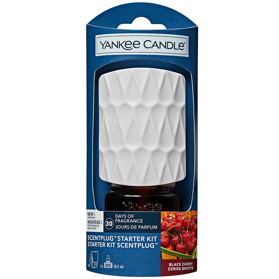 image 1 of Yankee Classic Black Cherry Scent Plug Starter Kit