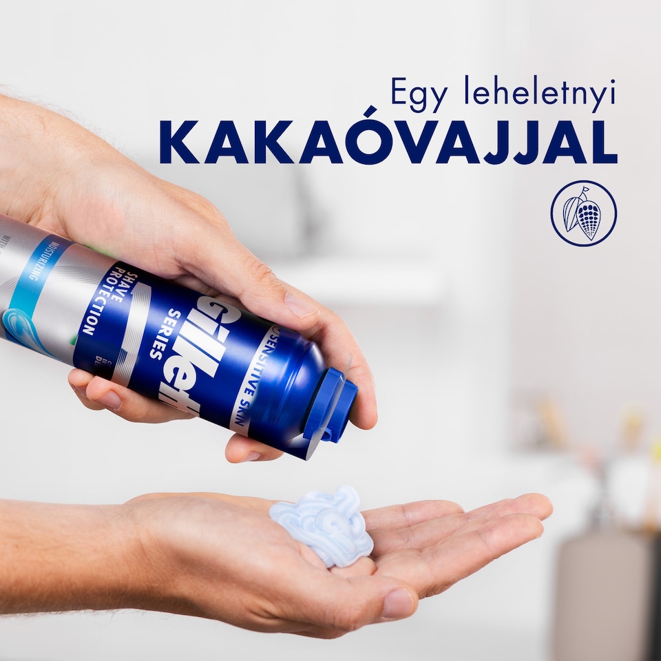 Gillette Series Hidratáló Borotvazselé Kakaóvajjal, 200ml  1. kép