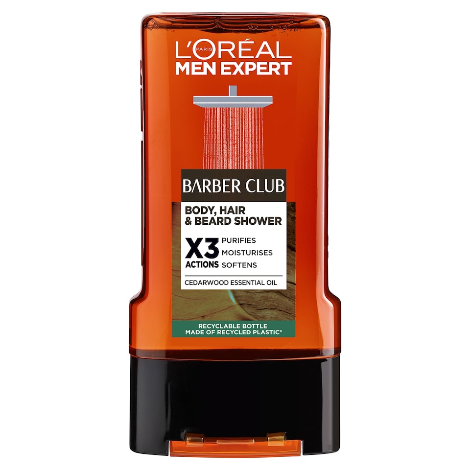 L'Oréal Paris Men Expert Barber Club sprchový gél na telo, vlasy a bradu 300 ml