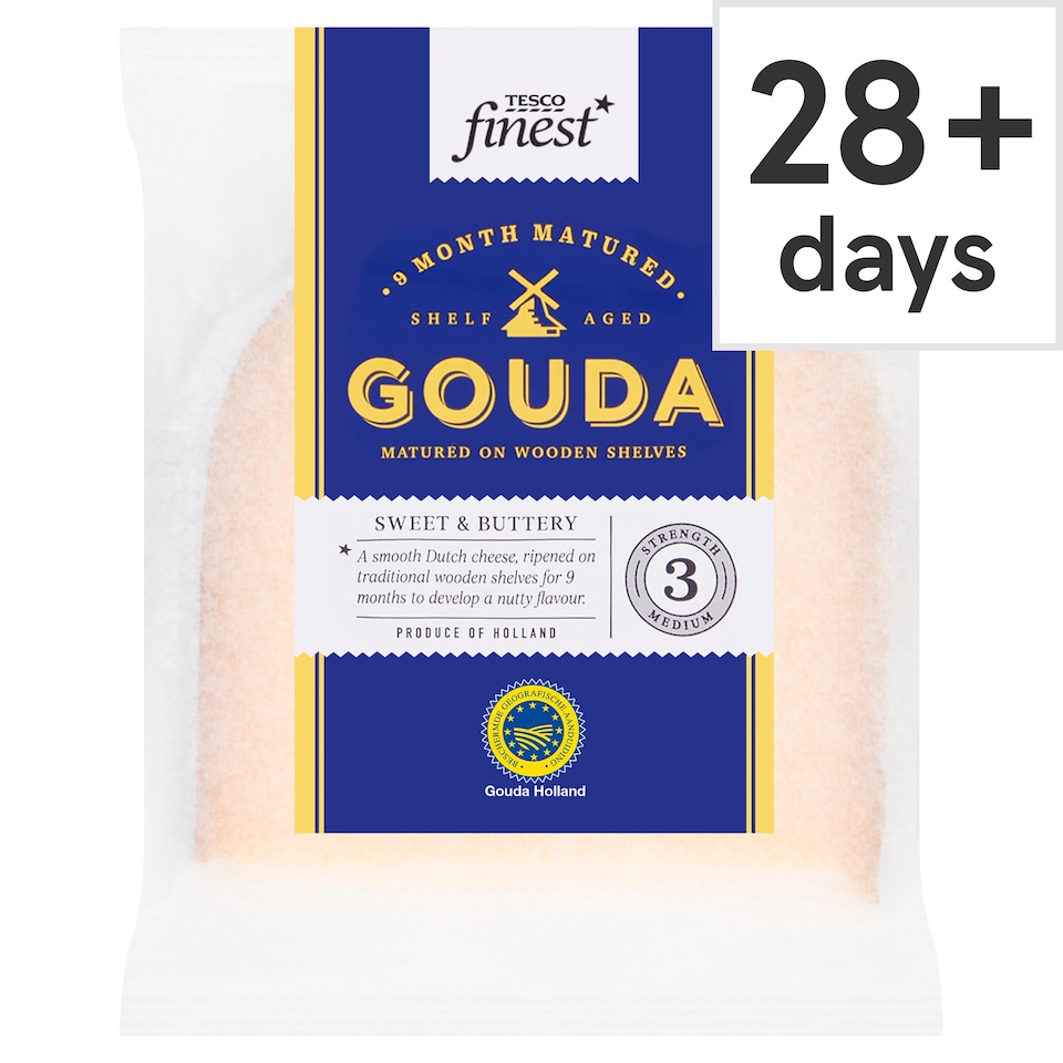 Tesco Finest Vintage Gouda Cheese 200 G