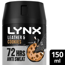 Lynx Collision Leather And Cookie Antiperspirant Deodorant 150Ml