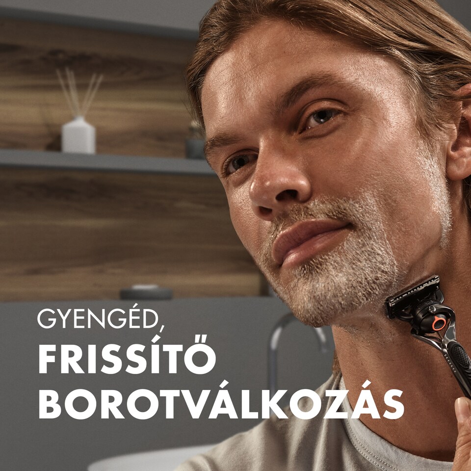 Gillette Fusion Hidratáló Borotvazselé Férfiak Számára, Kakaóvajjal, 200ml 1. kép