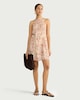 image 2 of The F&F Edit Paisley Print Halter Neck Dress in Multi Pink