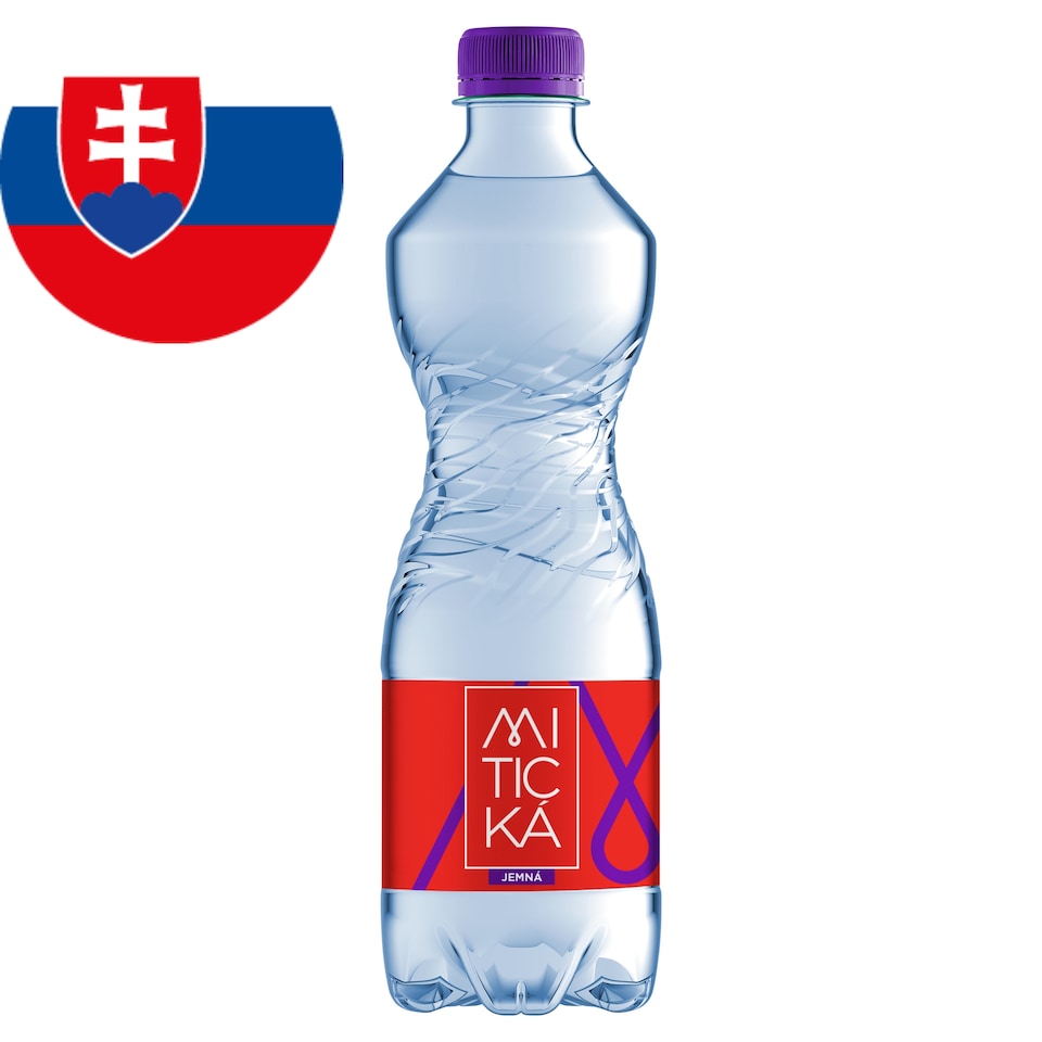 Mitická Prírodná minerálna voda jemne perlivá 0,5 l