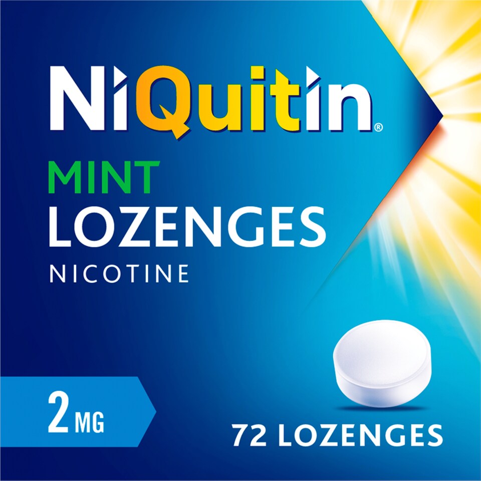 image 1 of NiQuitin Stop Smoking Aid 2mg Nicotine Lozenges - Mint 72s
