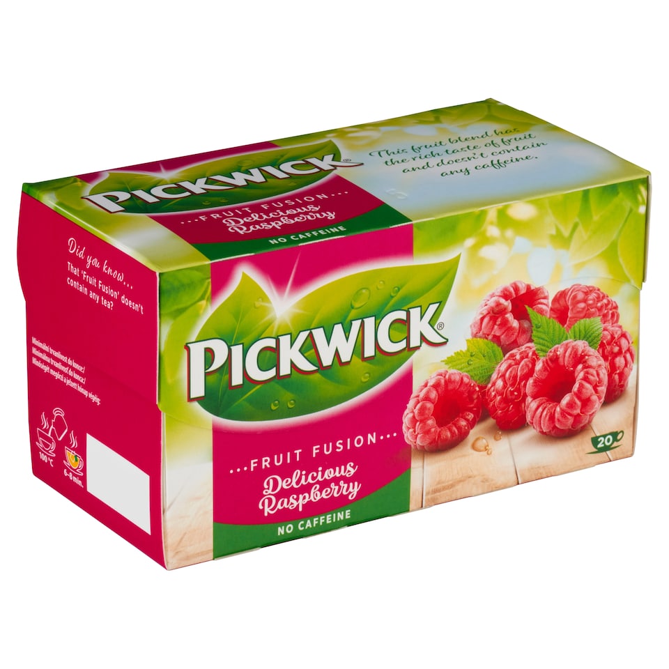 image 1 of Pickwick Fruit Fusion Delicious Raspberry 20 x 2g (40g)