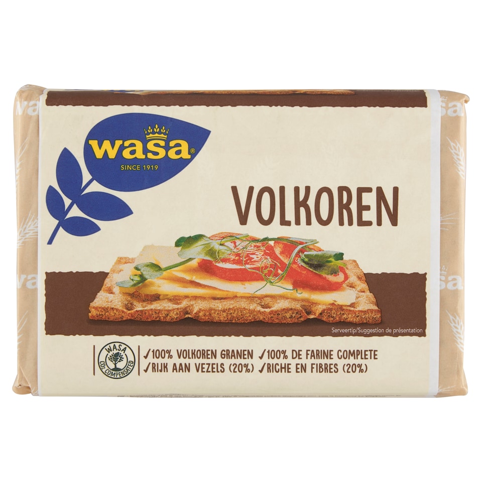 Obrázek 1 pro produkt Wasa Knäckebroty z celozrnné žitné mouky 260g