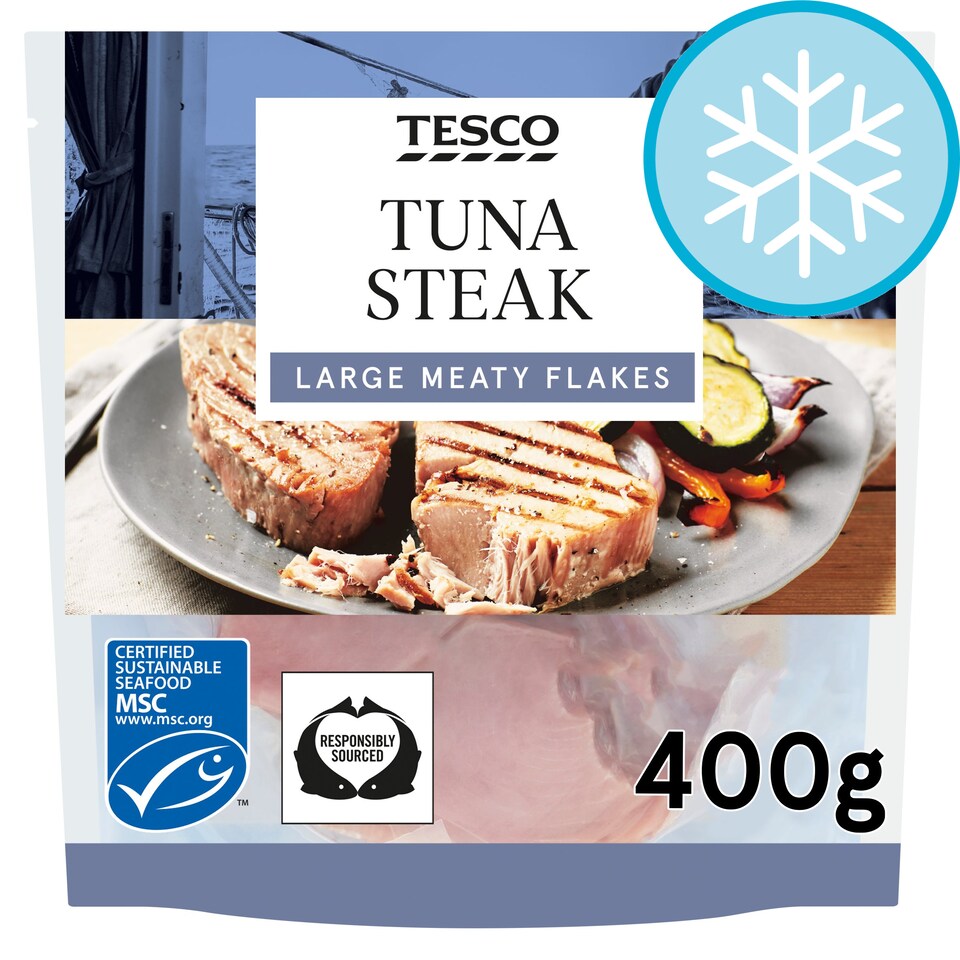 Tesco Tuna Steaks 400G Tesco Groceries