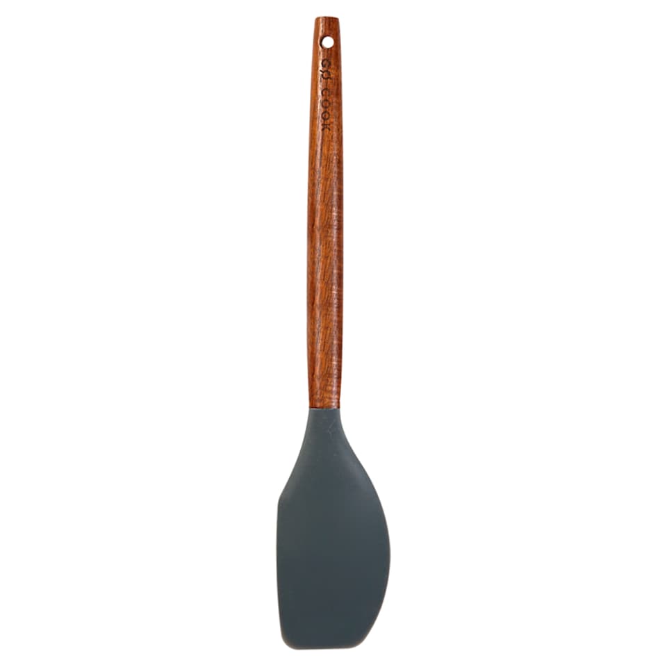 Go Cook Acacia Silicone Spatula Grey