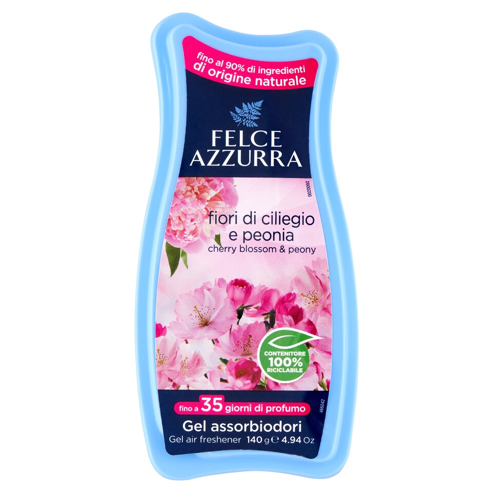 Felce Azzurra Cherry Blossom & Peony légfrissítő gél 140 g