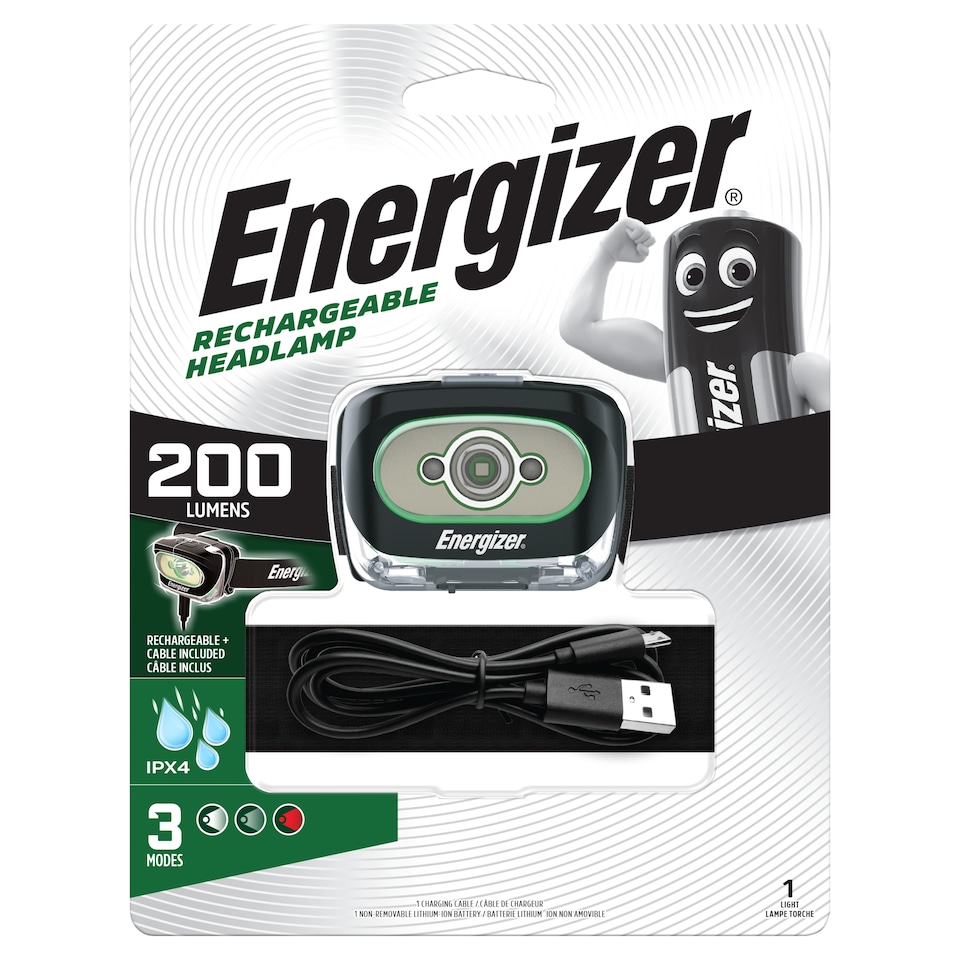 image 1 of Energizer Rechargable Headlight