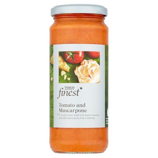 Tesco Finest Tomato Mascarpone Pasta Sauce 340G Tesco Groceries