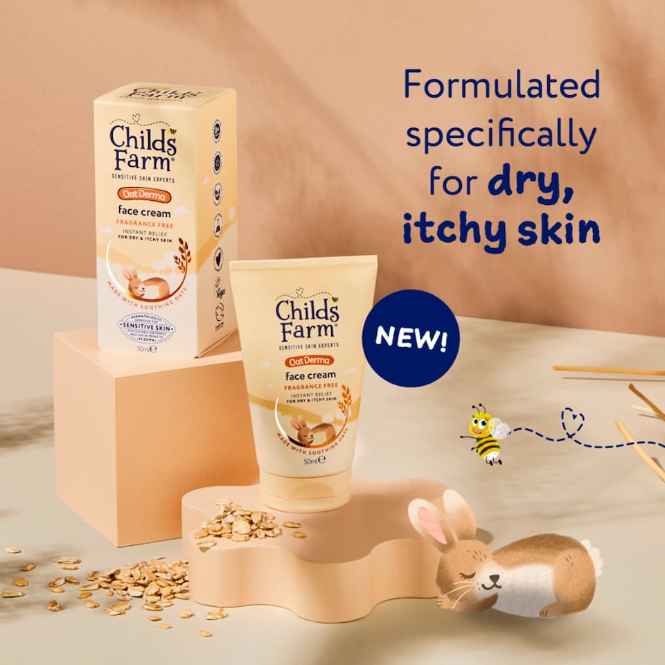image 1 of Childs Farm OatDerma Face Cream Fragrance Free 50ml