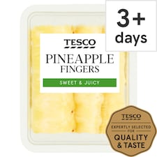 Tesco Pineapple Fingers 80G