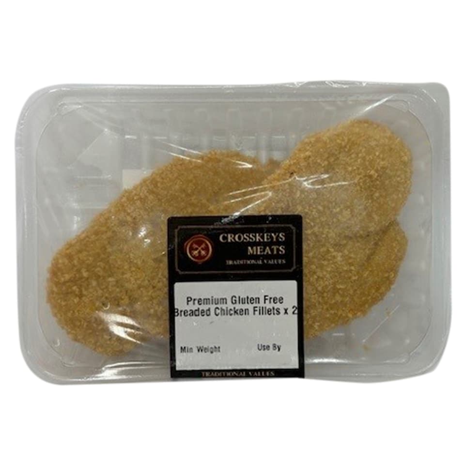 Crosskeys Meats Premium Gluten Free 2 Chicken Burgers  400g