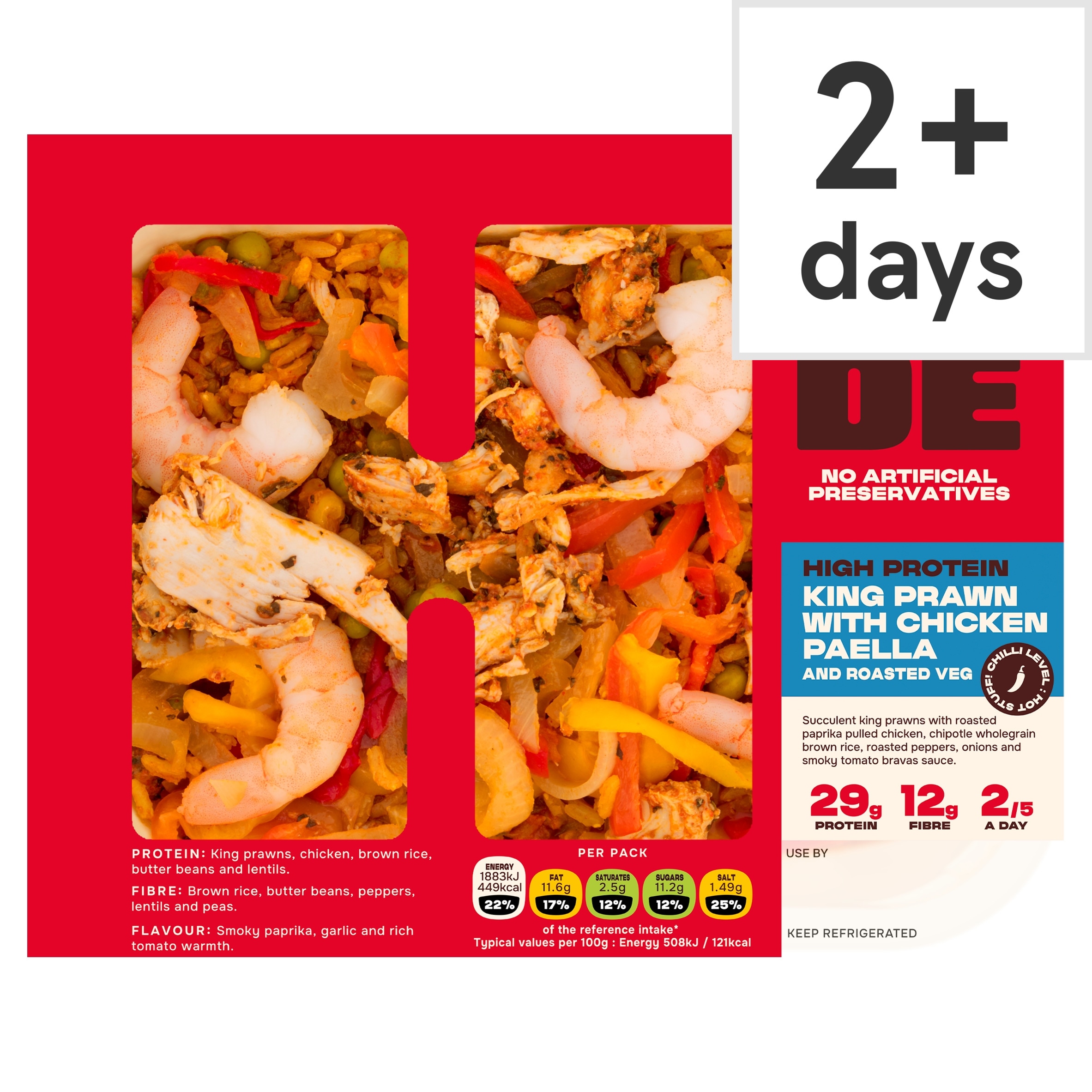 Hide King Prawn with Chicken Paella 380g