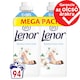 Lenor  Textilöblítő 94 Mosáshoz, Sensitive Cotton Fresh  1. kép