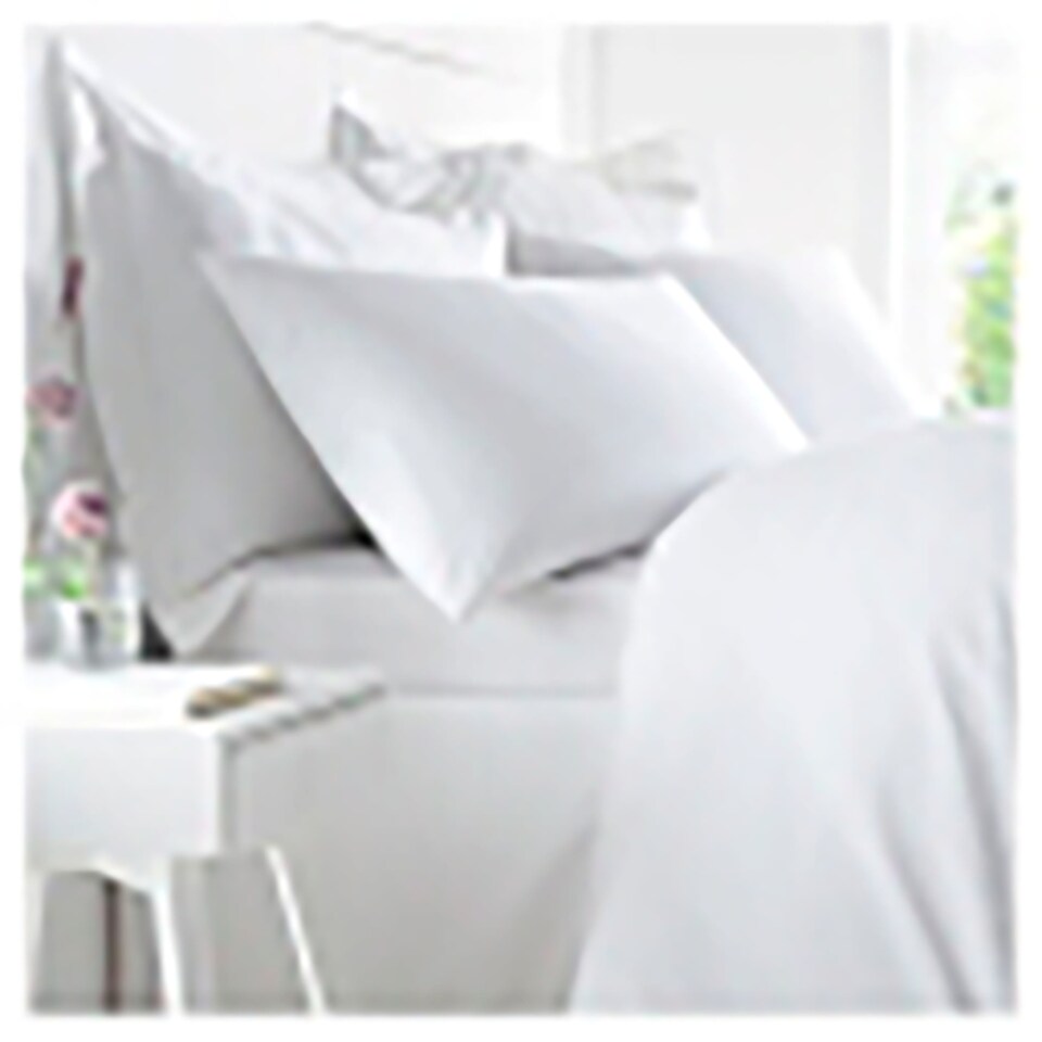 WEST PARK RETREAT WHITE FLAT SHEET DOUBLE