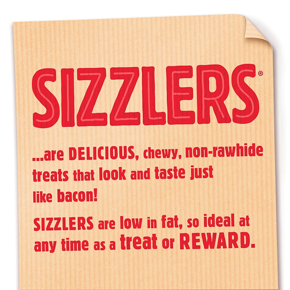 image 1 of Bakers Sizzlers Dog Treats Bacon 90G