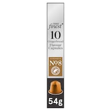 Tesco Finest 10 Gingerbread Flavour Coffee Capsules 54g