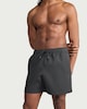 image 2 of F&F Grid Textured Swim Shorts in Grey