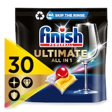 Finish Ultimate All in One Lemon 30 Dishwasher Tablets 387g
