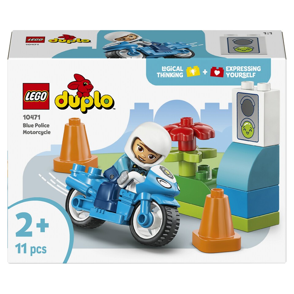 obrázok 1 z LEGO DUPLO 10471 Modrá policajná motorka