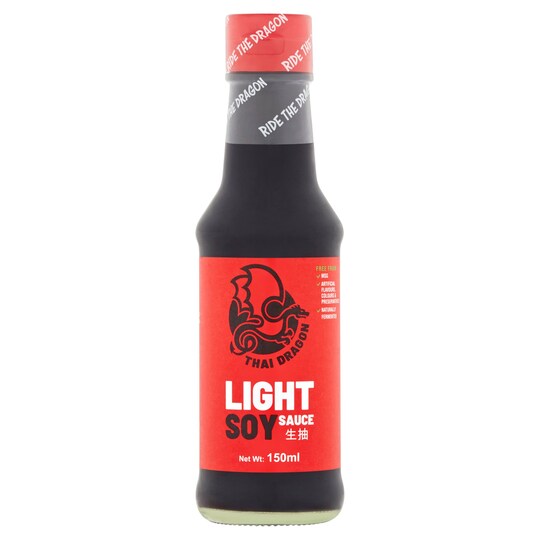 Thai Dragon Light Soy Sauce 150Ml Tesco Groceries