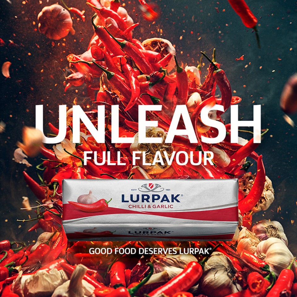 image 1 of Lurpak Salted butter with Chilli and Garlic 125g