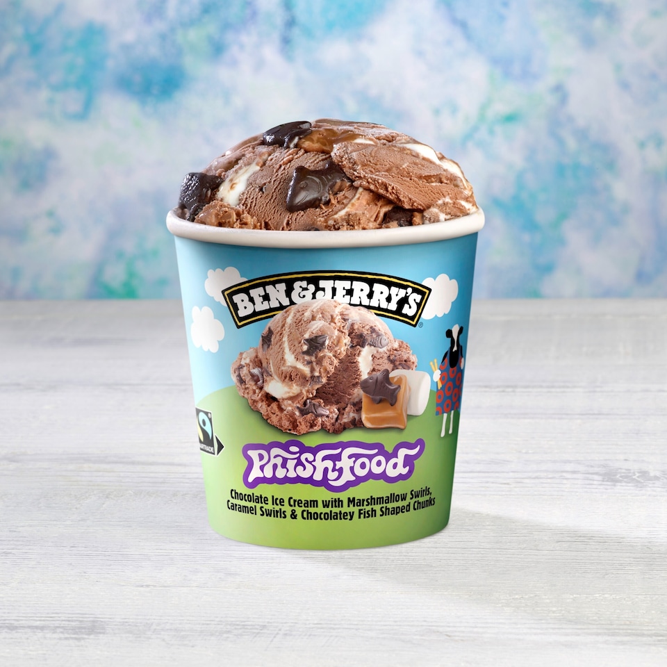 image 1 of Ben & Jerry's Phish Food Chocolate & Marshmallow Ice Cream Tub 465ml