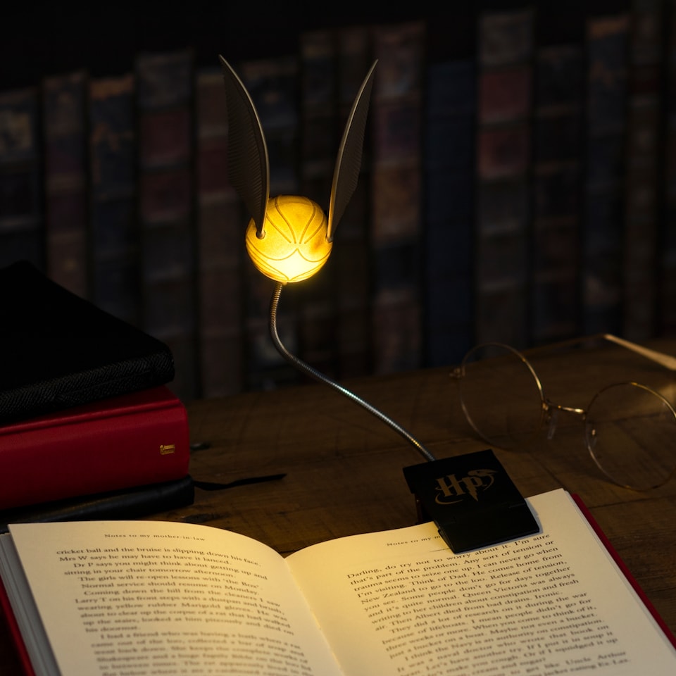 image 1 of Harry Potter Golden Snitch Clip Light Christmas Gift