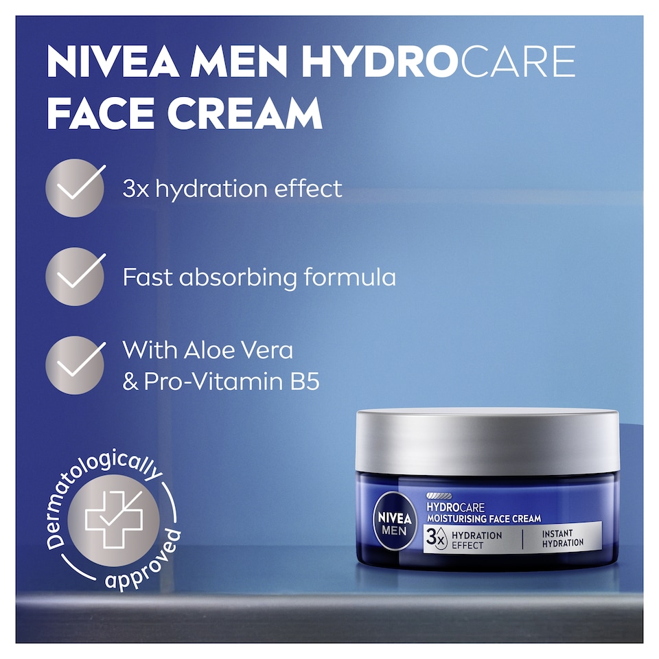 image 1 of NIVEA MEN Protect & Care Intensive Face Moisturiser 50ml