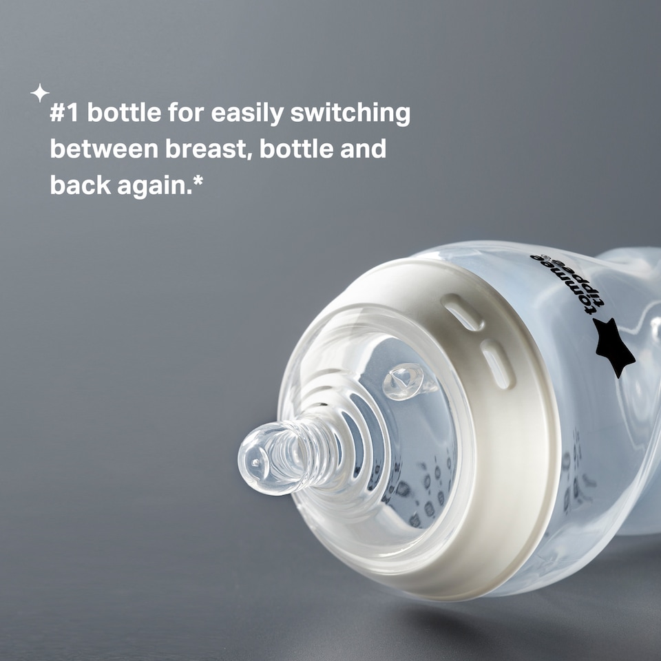 image 1 of Tommee Tippee Natural Start Newborn Starter Set, Slow & Medium-Flow, Mixed Sizes