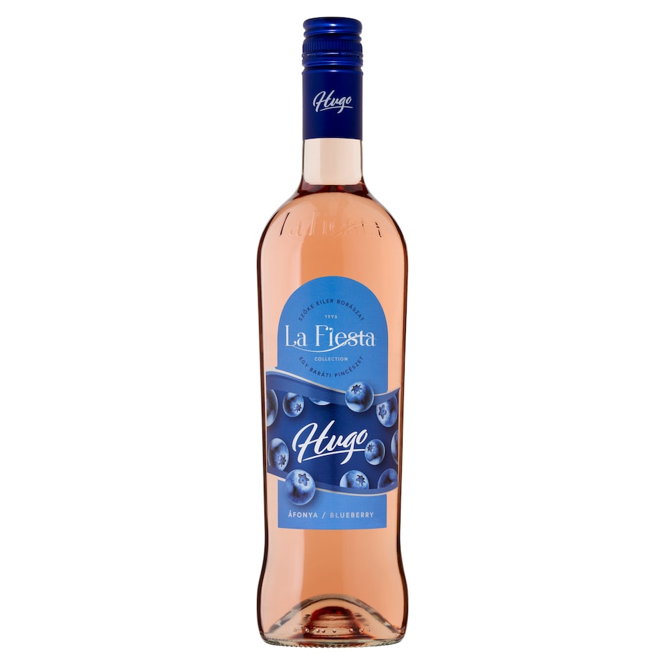 image 1 of La Fiesta Hugo Blueberry-Peach Carbonated Wine-Based Drink 7% 750 ml