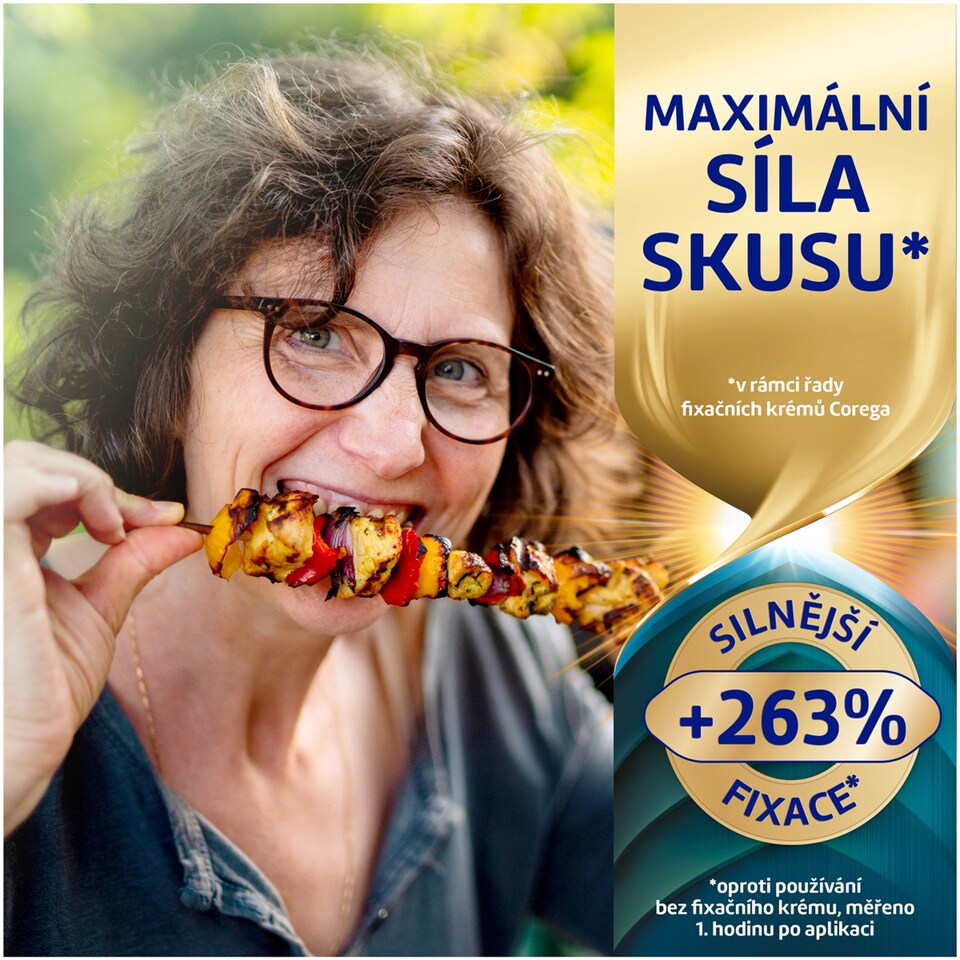 Obrázek 1 pro produkt Corega Power Max Ultimate All in 1 fixační krém pro zubní náhrady 40g