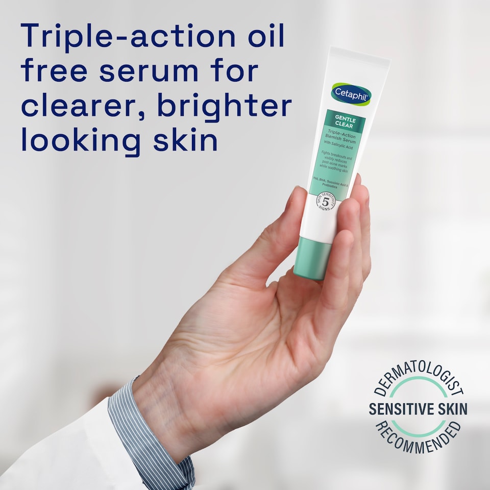 image 1 of Cetaphil Gentle Clear Triple Action Blemish Serum 30ml