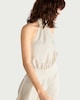 image 3 of F&F Polka Dot Halterneck Dress in Multi Black White