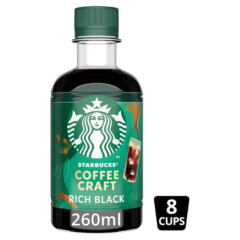 image 1 of Starbucks Iced Coffee Rich Black Concentrated 260ml