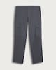 image 4 of F&F Cotton Rich Straight Leg Cargo Trousers in Grey