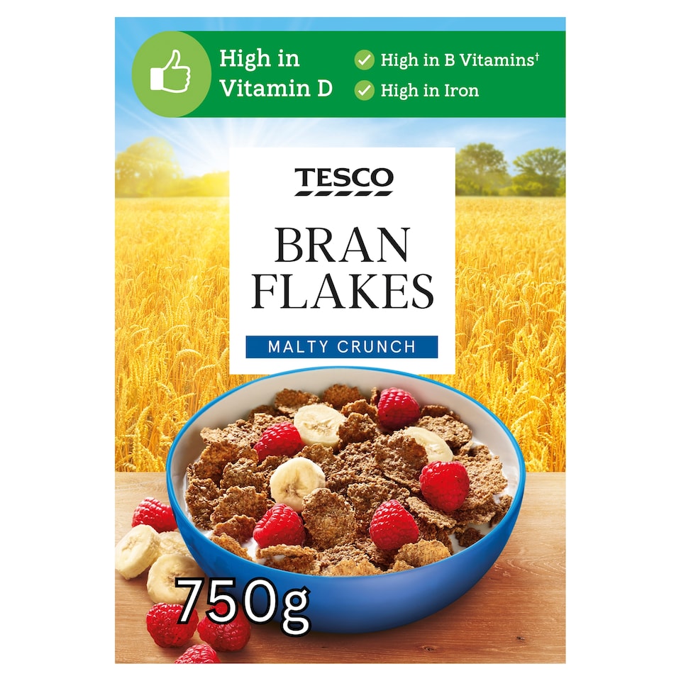Tesco Bran Flakes 750G