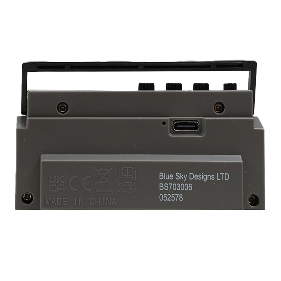 image 1 of Mini Boombox Bluetooth Speaker