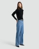 image 1 of F&F Knitted Roll Neck Jumper with Wool in Black