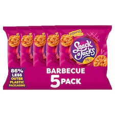 Snack a Jacks Sizzling Barbecue Rice Cakes Multipack Snacks 5x19g