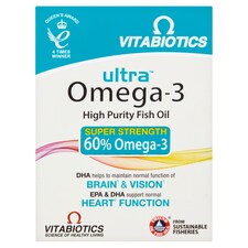Vitabiotics Ultra Omega 3 Capsules 60 Each