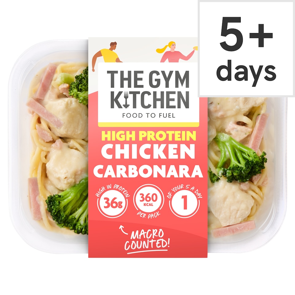 image 1 of THE GYM KITCHEN FOOD TO FUEL CHICKEN CARBONARA PASTA 400G