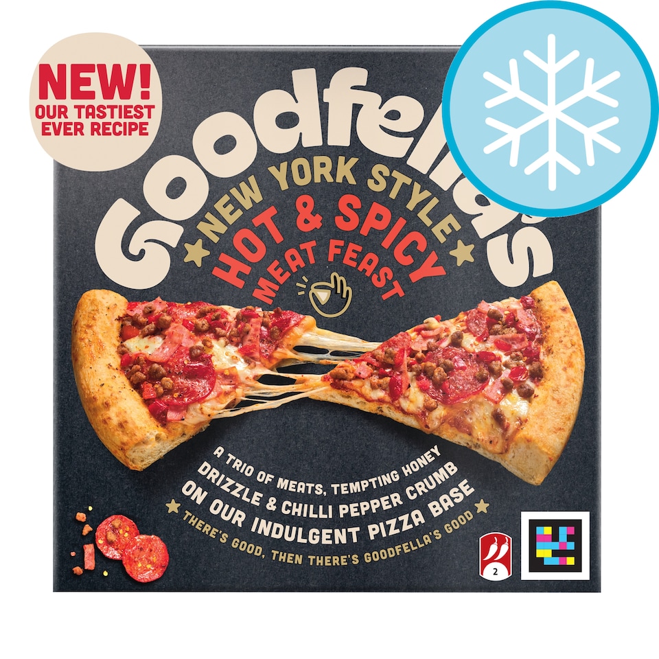 GOODFELLA'S New York Style Hot & Spicy Meat Feast Pizza 571g