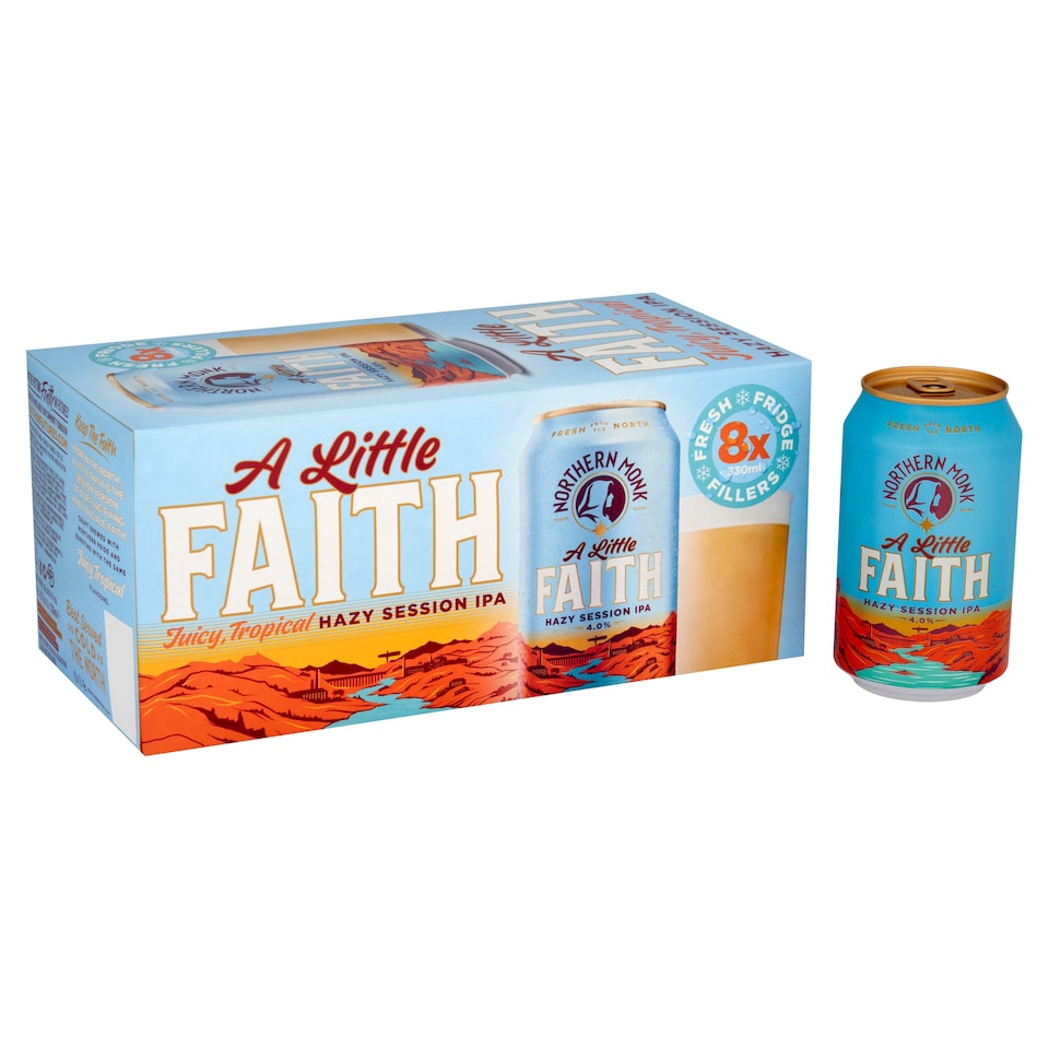 Northern Monk A Little Faith Juicy Tropical Hazy Pale Ale 8x330ml